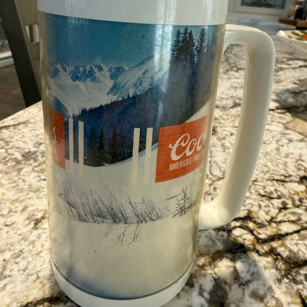 Vintage Coors Insulated Beer Mug from Thermo Serv in Excellent Condition - Picture 4 of 7